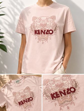 Kenzo Tiger T-Shirt Gr. S Rosa - Top Zustand!