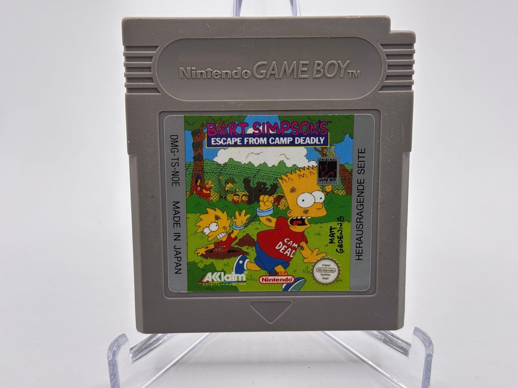 Spiele: GB - Bart Simpsons Escape from Camp Deadly – Gebraucht aus Allschwil von Bullach