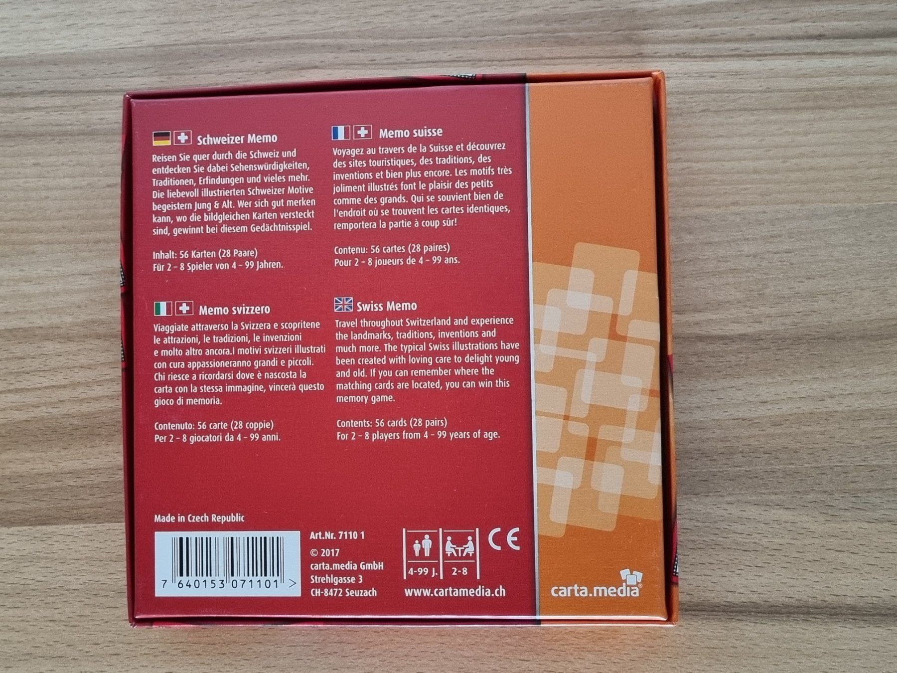 Spiele: Schweizer Memo Spiel – Gebraucht aus Weite von Nur63 1