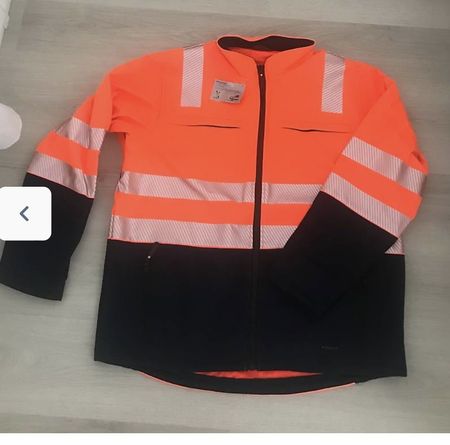 Neue Reflektierende Jacke,Gr XXL
