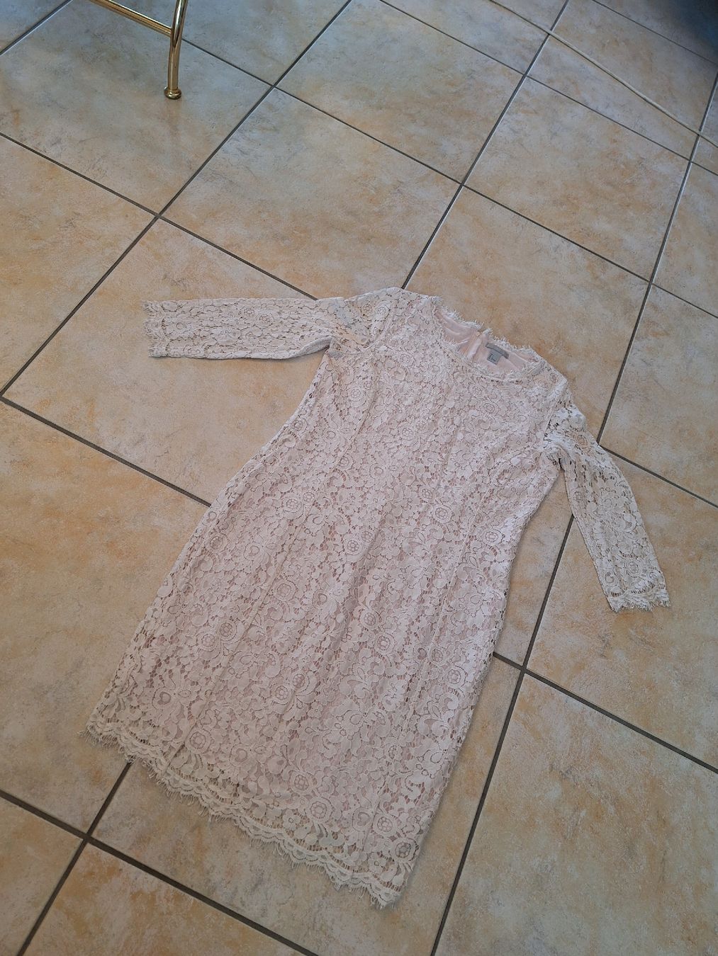 H&M Vestiti: Spitzenkleid (Elfenbeinfarben) – Usato da Rheinfelden venduto da Cleopatra2000