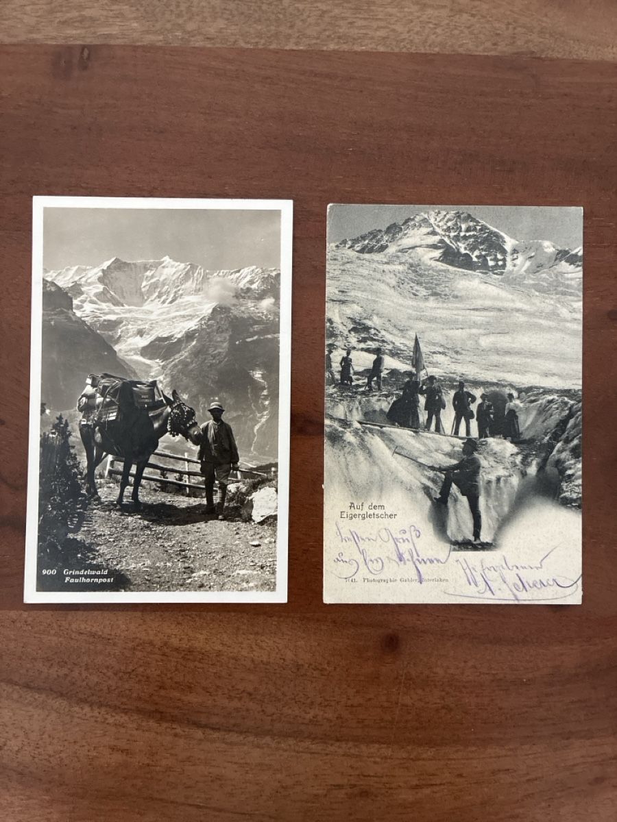 Cartes postales: 5 Ansichtskarten Schweiz vom Eigergletscher BE – D'occasion à Oftringen par Cla.vD.74 2