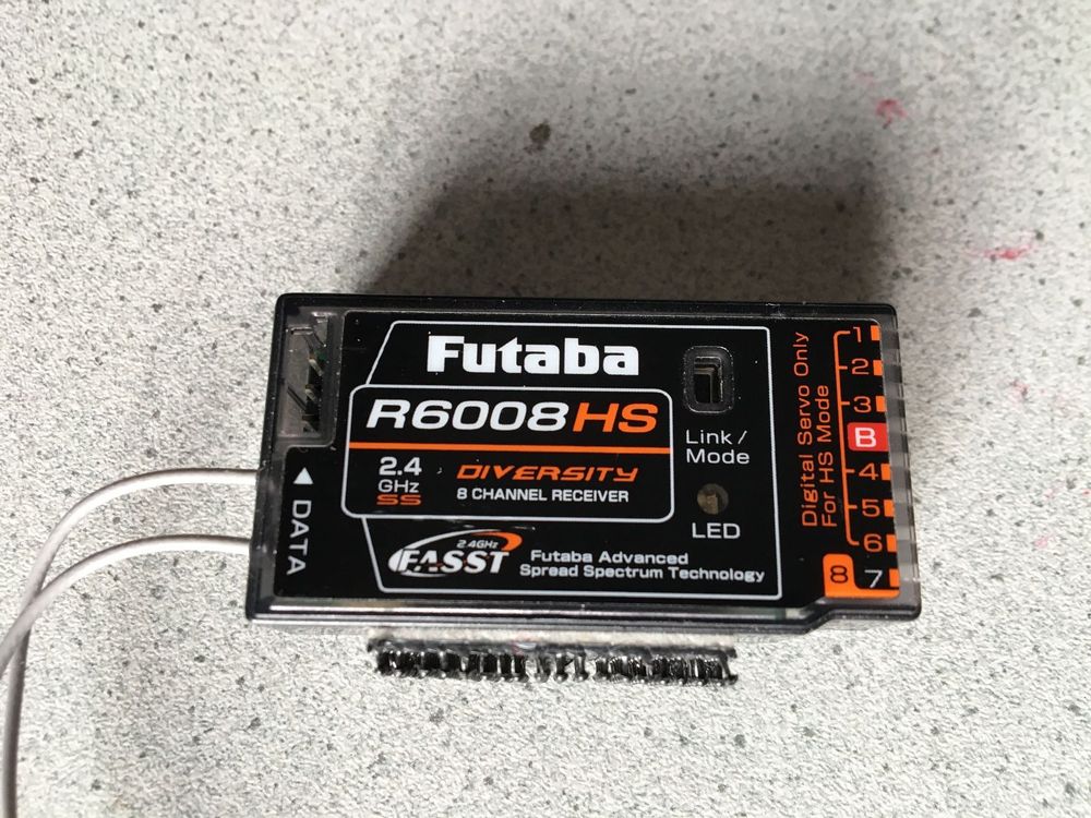 Futaba R6008 HS 2,4Ghz FASST Empfänger (Gebraucht) in Uster für CHF 50 ...