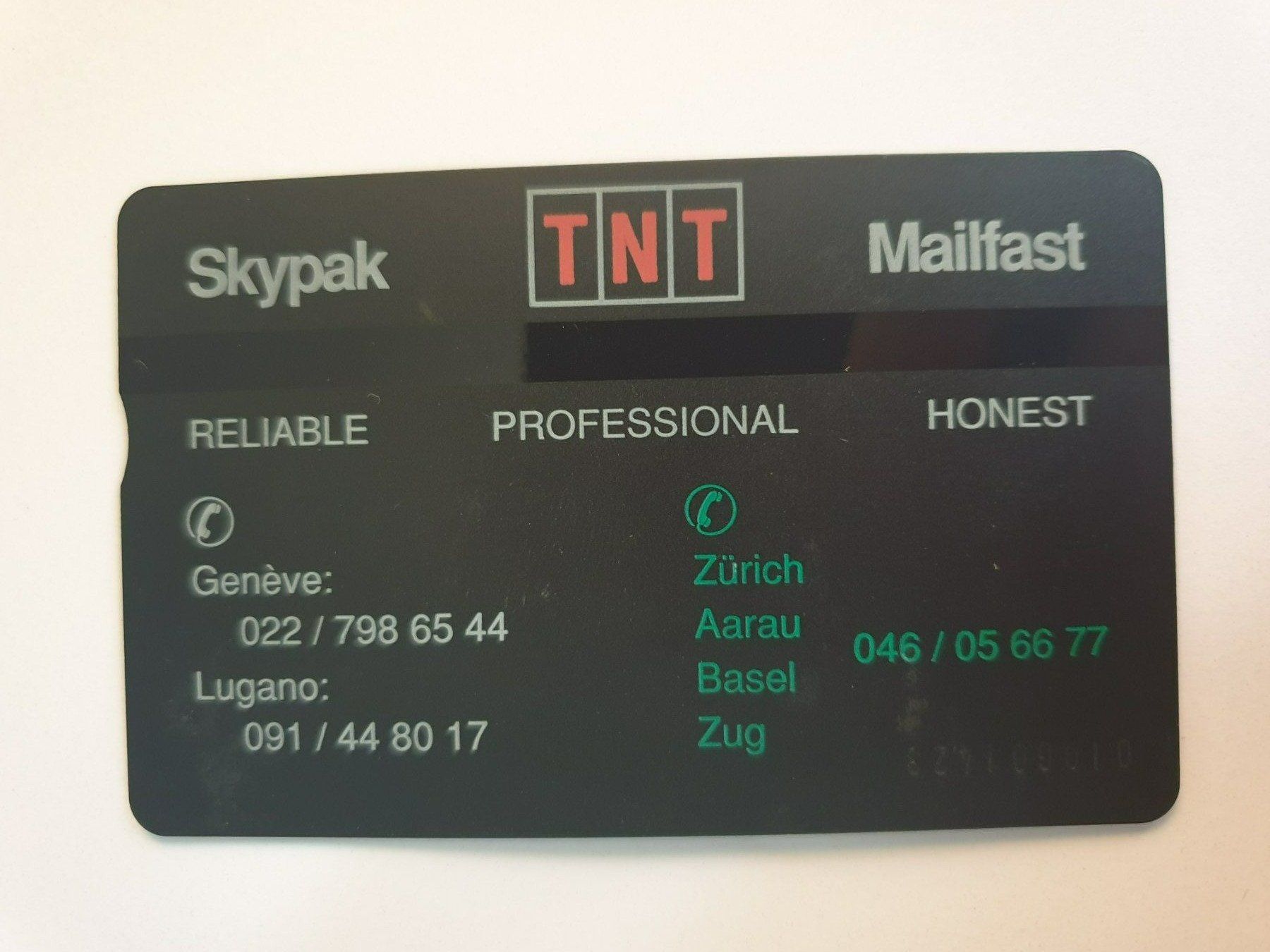 Schede telefoniche: TNT - Skypak / ungebr. – Nuovo (secondo la descrizione) da Rain venduto da chesz 2
