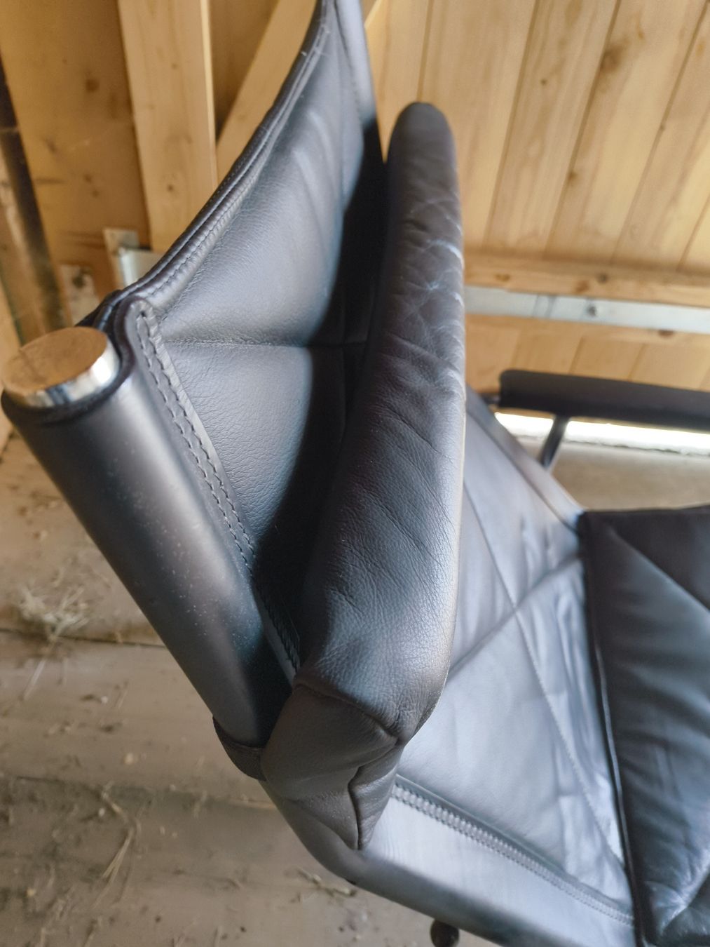 Eichenberger Sessel: Eichenberger Strässle Hochlehner Sessel Leder Schwarz – Gebraucht aus stettlen von VintageBern_ch 8