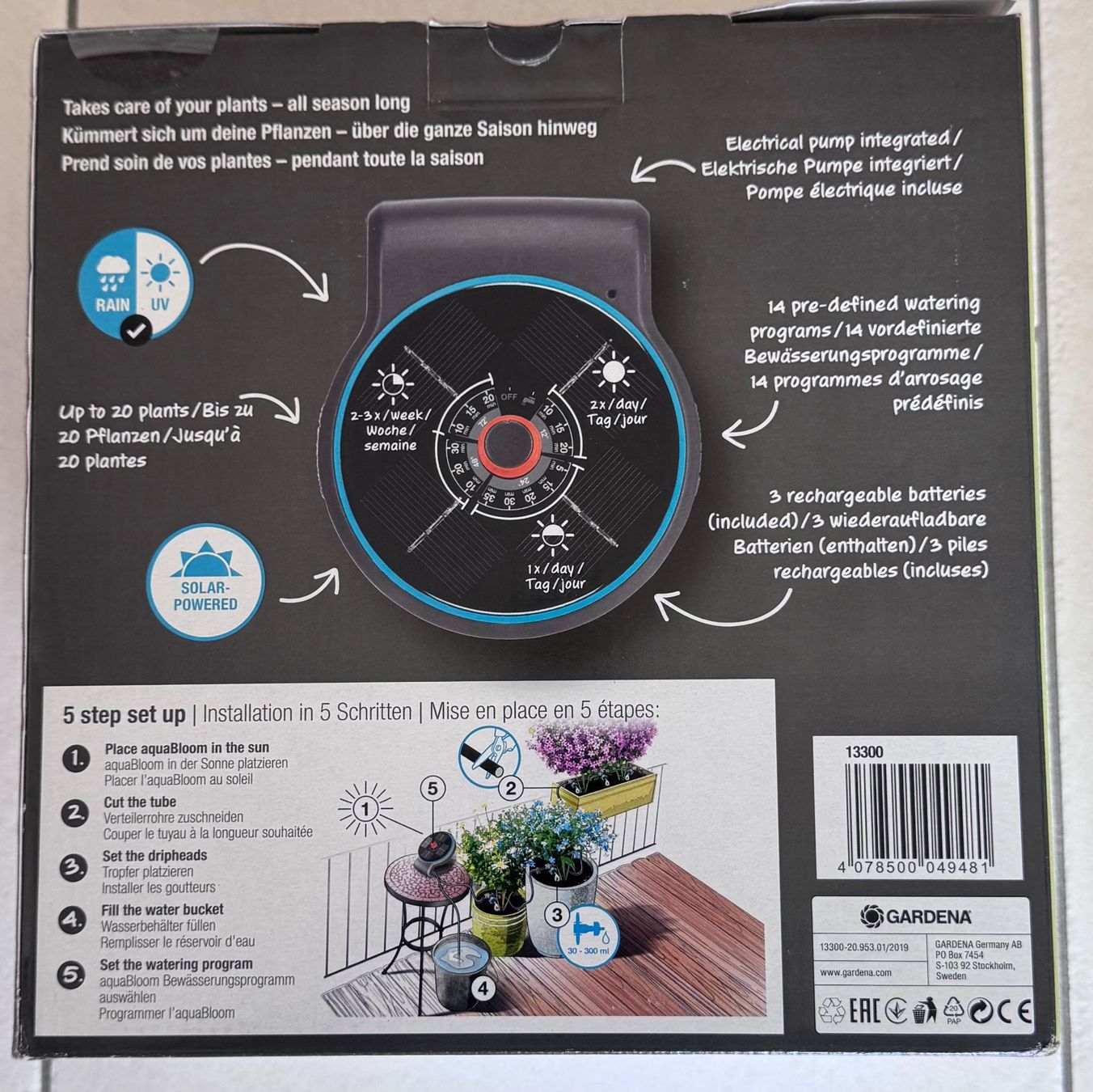 Gardena Pompe & Parti di ricambio: GARDENA aqua Bloom Set - autonomes Bewässerungssystem – Nuovo e nell'imballaggio originale da Unterengstringen venduto da peter8907 2