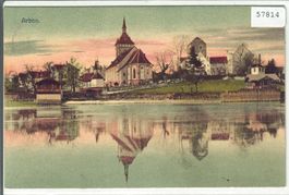 Arbon - Stadtpartie am See - Litho