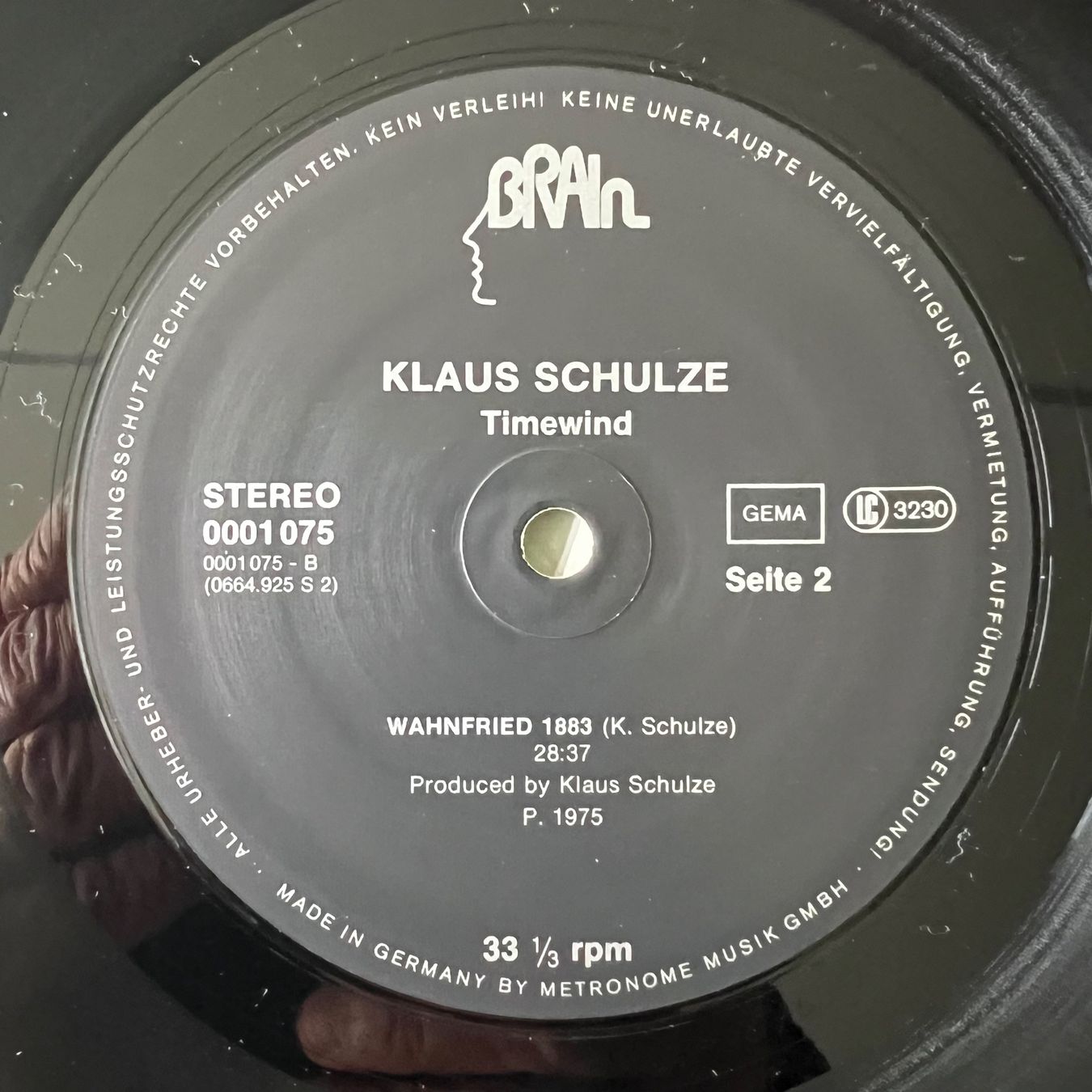 Dischi in vinile: Klaus Schulze - Timewind / D-Press. 1980 - Very nice Copy – Usato da Gais venduto da soundcave57 4