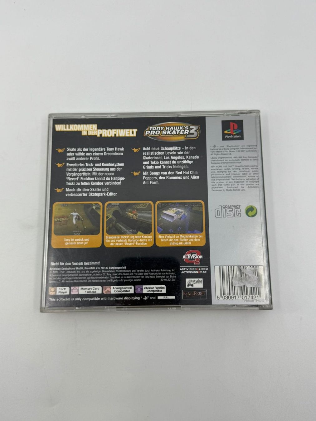 Giochi: Tony Hawk's Pro Skater 3 (PS1) – Usato da Herisau venduto da Seyashop1 2