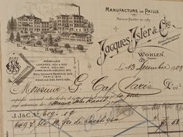 Litho Geschäfts Brief Confiserie De St Jean Scholten Geneve 