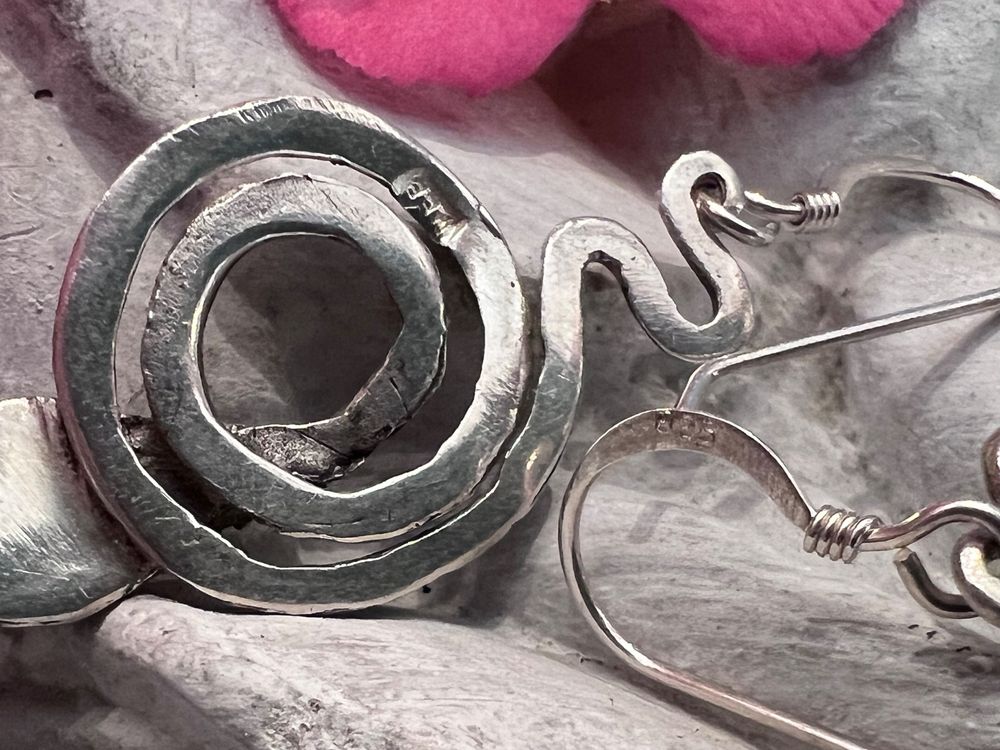 Ohrringe - balinesischer Drachen - Silber 925 - Perlmutter | Kaufen auf ...