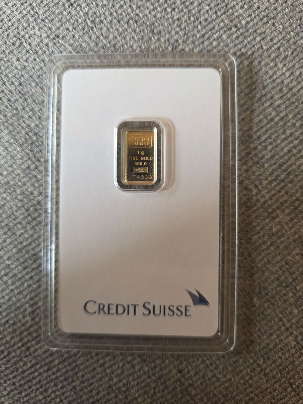 Métaux précieux: 1g Gold Credit Suisse – Neuf (Voir description) à Küblis par Yoshpeke