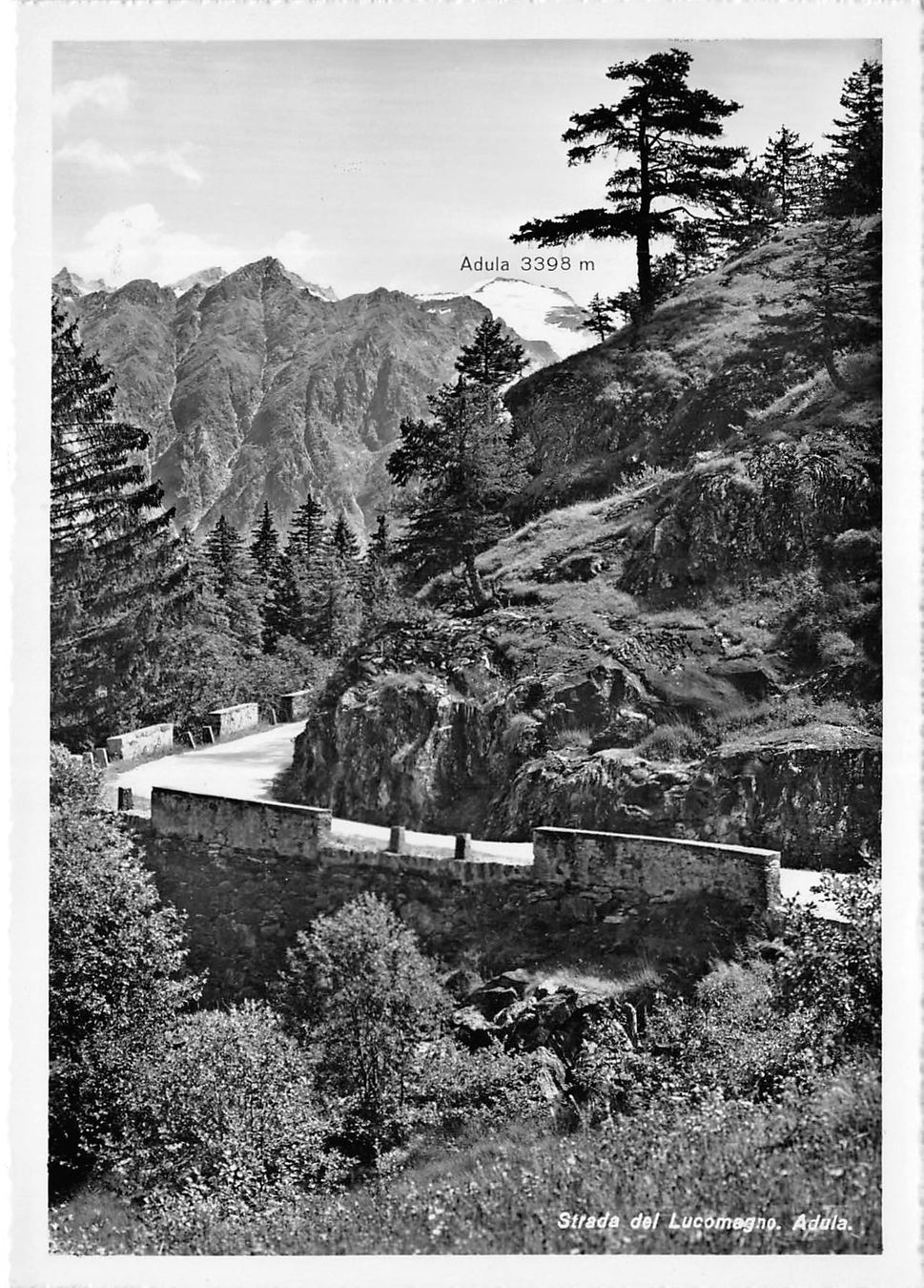 Cartes postales: Adula, Strada del Lucomagno – D'occasion à Ottikon b.Kemptth. par Neptun1974