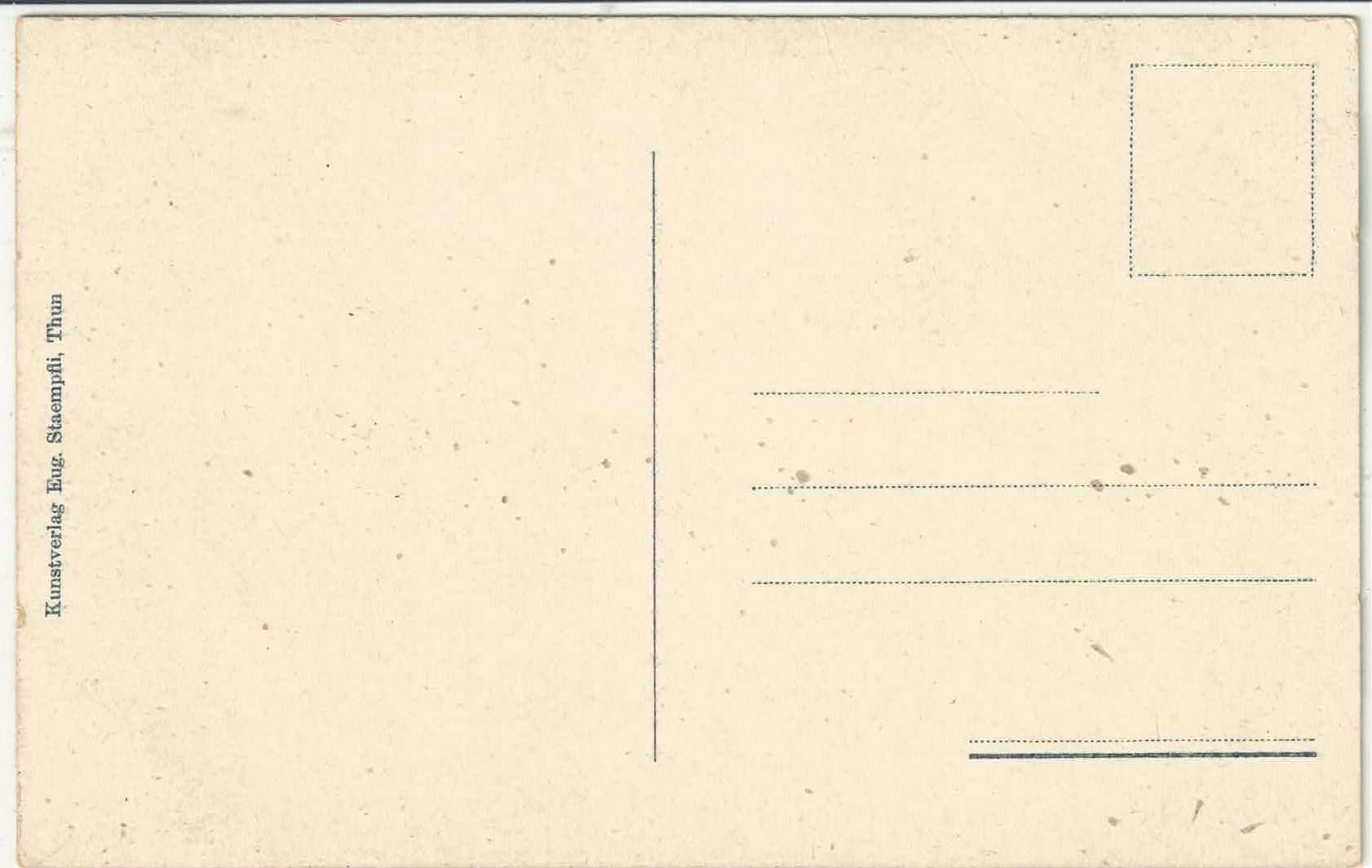 Cartoline postali: Thun - Generalansicht - Litho – Usato da Ettingen venduto da Kartenplanet 1