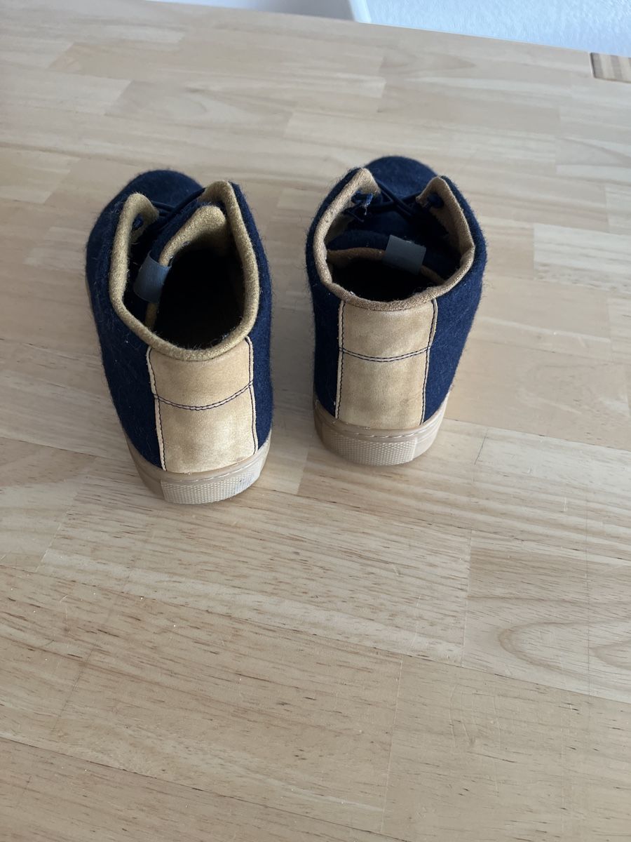 Scarpe da uomo: Baabuk bleu et brun – Nuovo (secondo la descrizione) da Mont-sur-Lausanne venduto da Pioutch 1