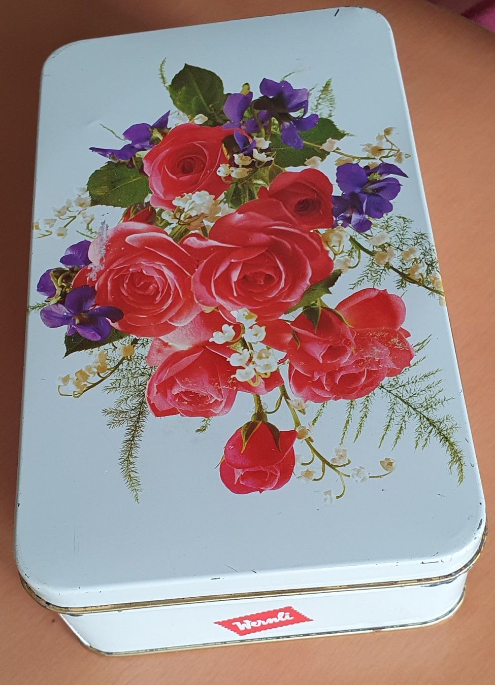 Barattoli: Wernli Blechdose mit Rosen-Motiv – Usato da Kreuzlingen venduto da Rschweiz1 3