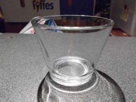 Kerzen Glas, einfach, unten schmal