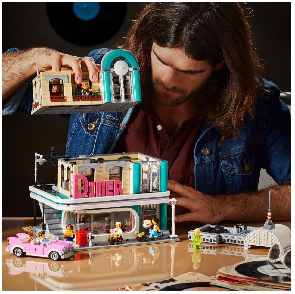 Lego Kit di costruzioni: LEGO 10260 - Downtown Diner – Nuovo e nell'imballaggio originale da Bern venduto da Seekey 1