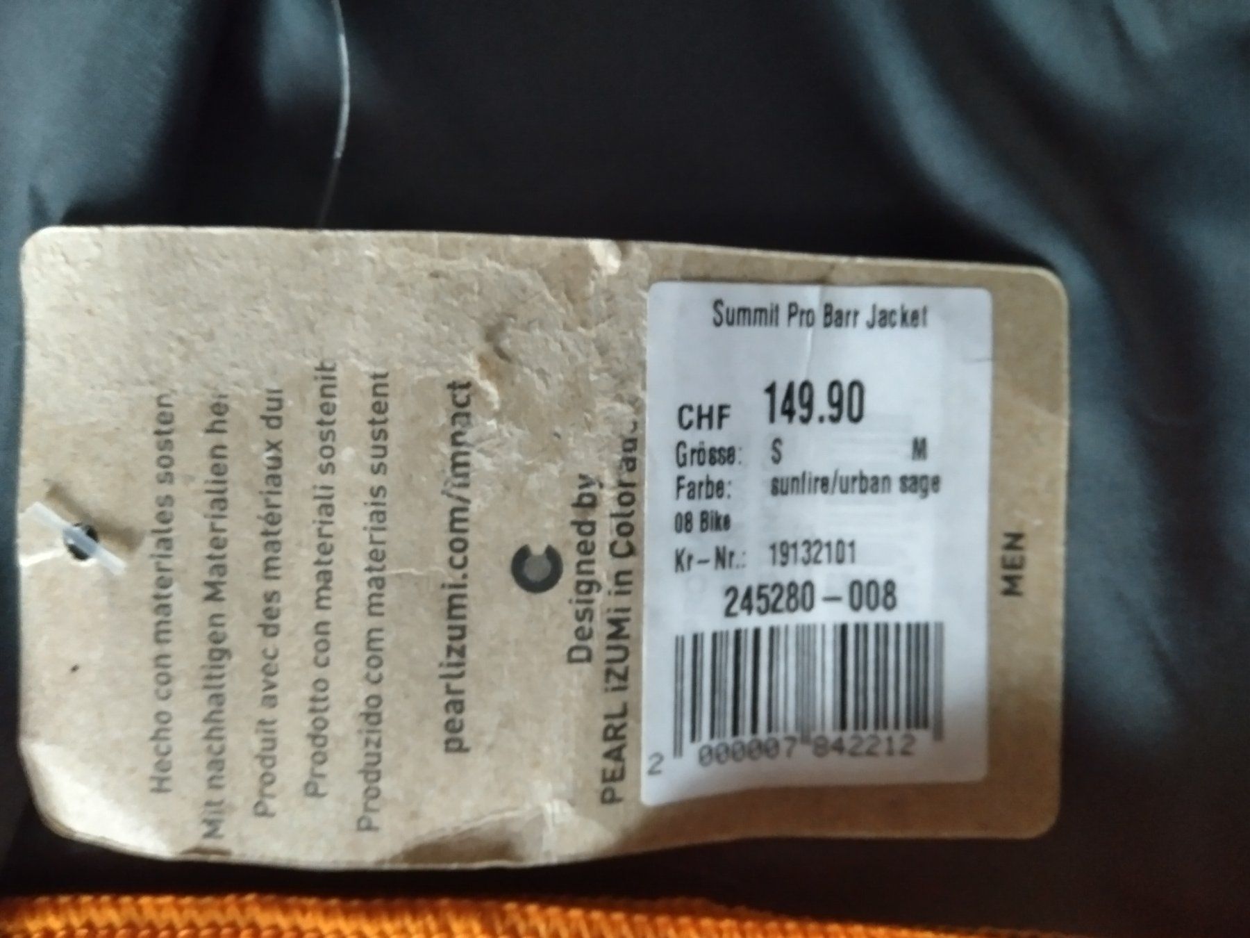 Pearl Izumi Giacche: Pearl Izumi Summit P.R.O. Barrier – Nuovo e nell'imballaggio originale da Zug venduto da guggi717 5