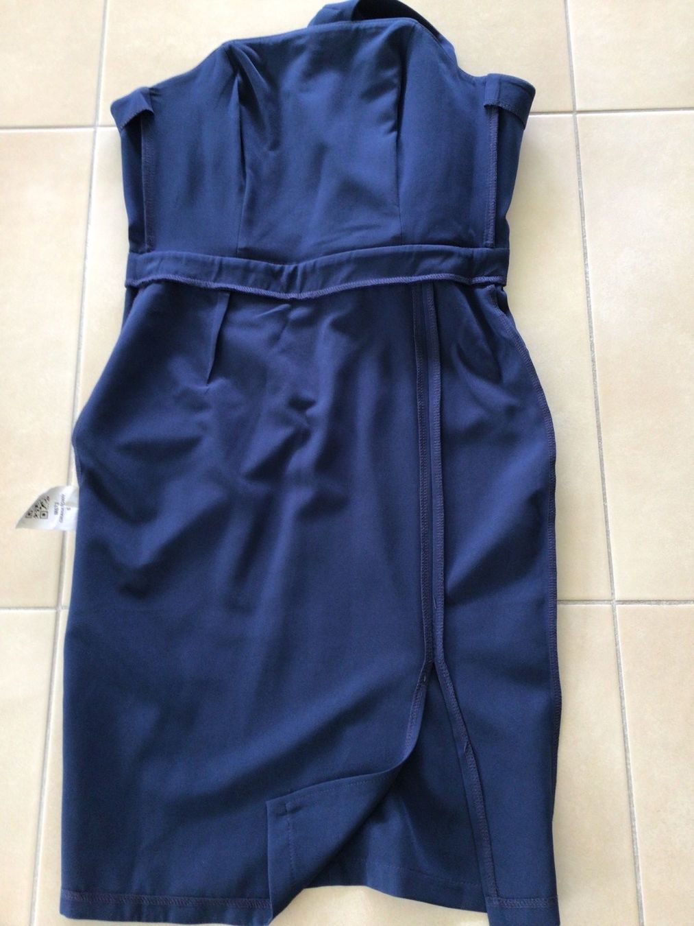 Vestiti: Elegantes Kleid, One-Shoulder, dunkelblau, Gr. S – Usato da Frauenfeld venduto da Stehojen 2
