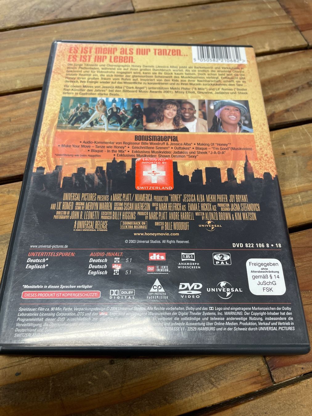 Tutti i DVDs: DVD honey (allemand) – Usato da moudon venduto da faucheur2 1