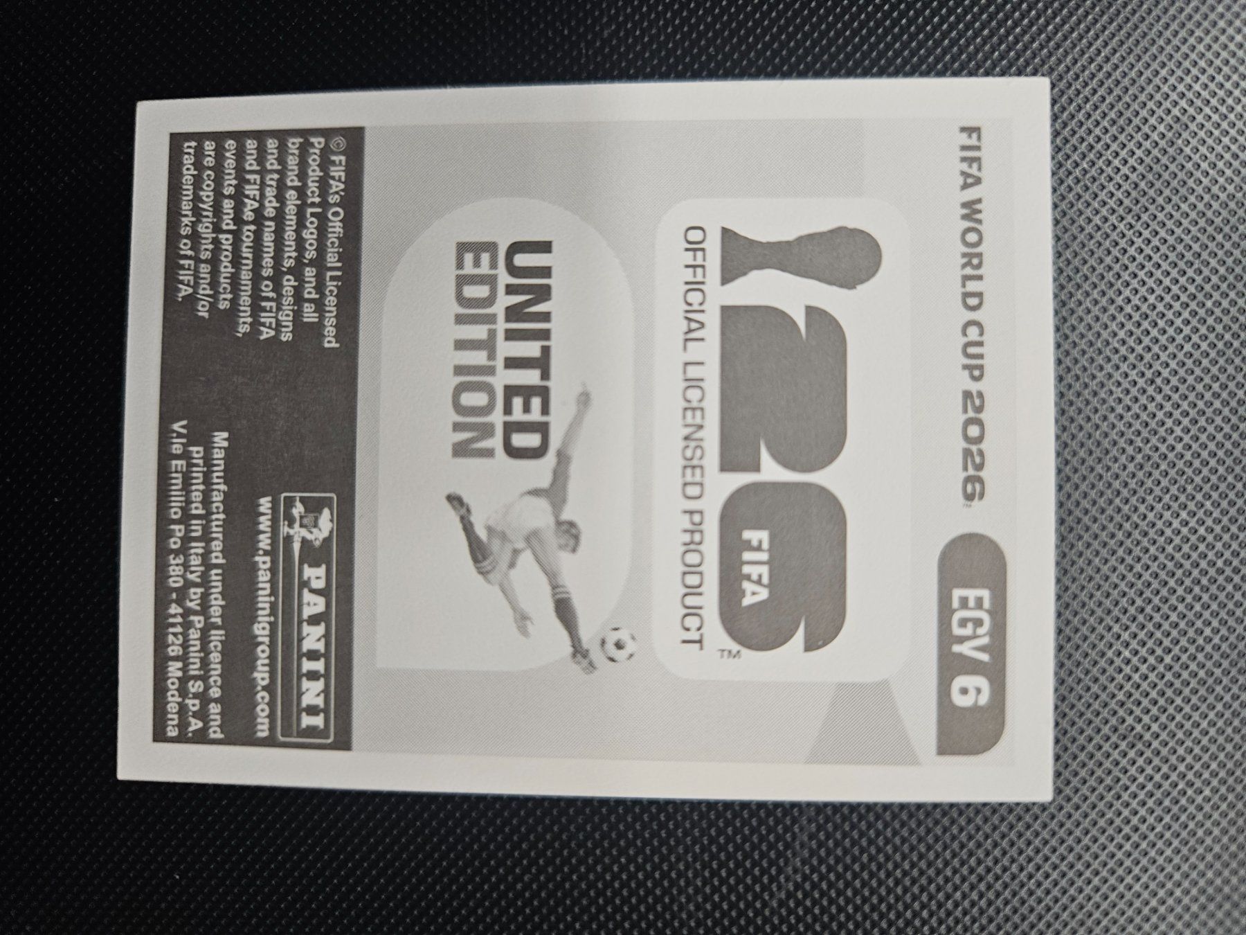 Panini Carte collezionabili: EGY 6 – Usato da Würenlingen venduto da Dinli 1