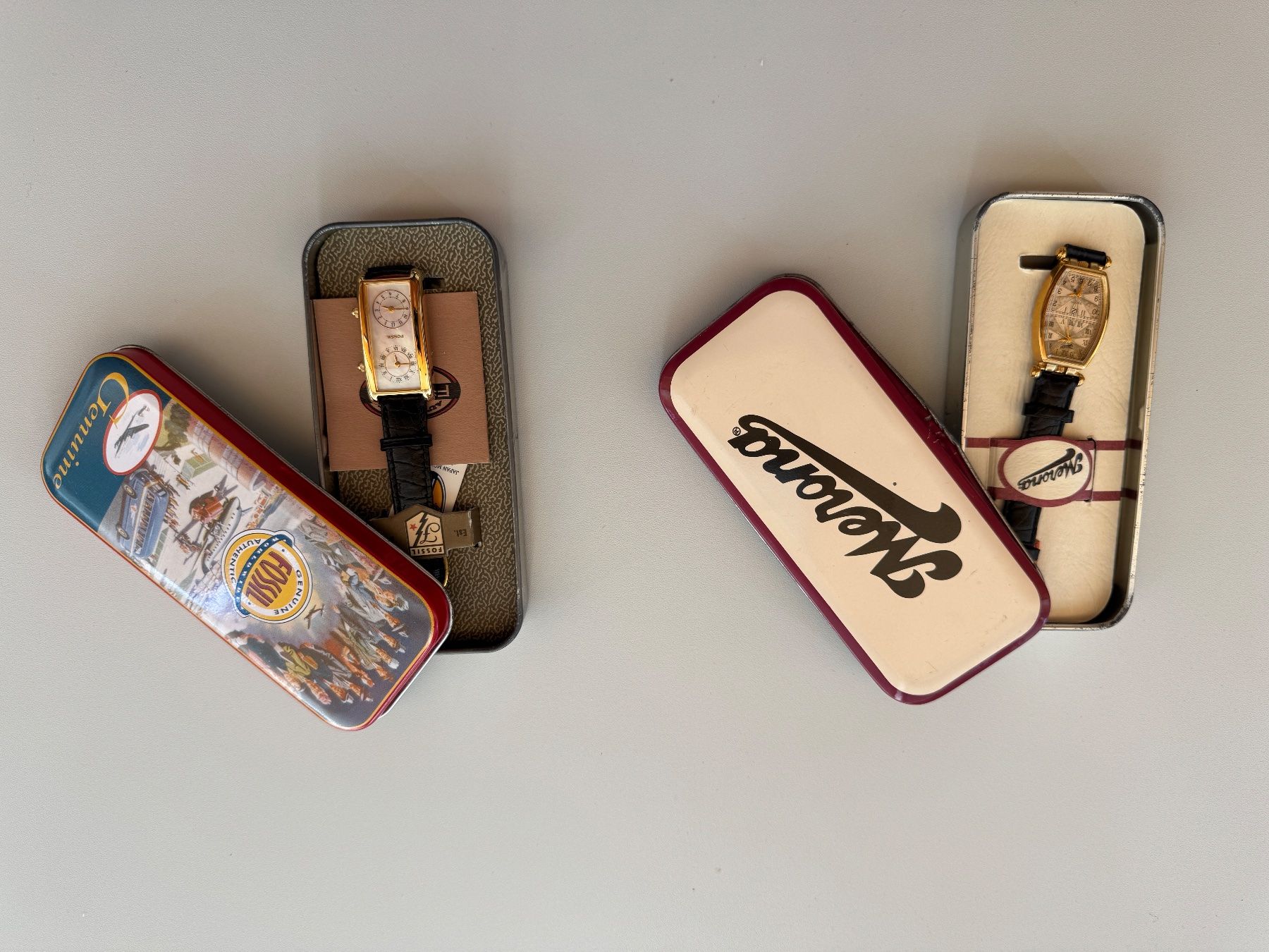 Fossil Uhren: Armbanduhr mit Originalblechbox – Gebraucht aus Liestal von ate_s85y