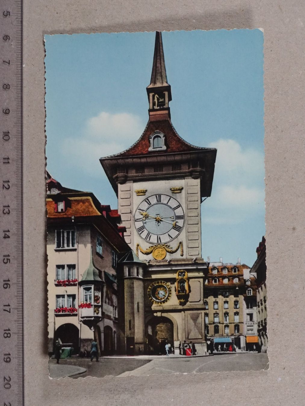 Cartoline postali: Bern, Zeitglockenturm, 1961 – Usato da Lenzburg venduto da fh1
