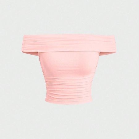Women's Pink Crop-top