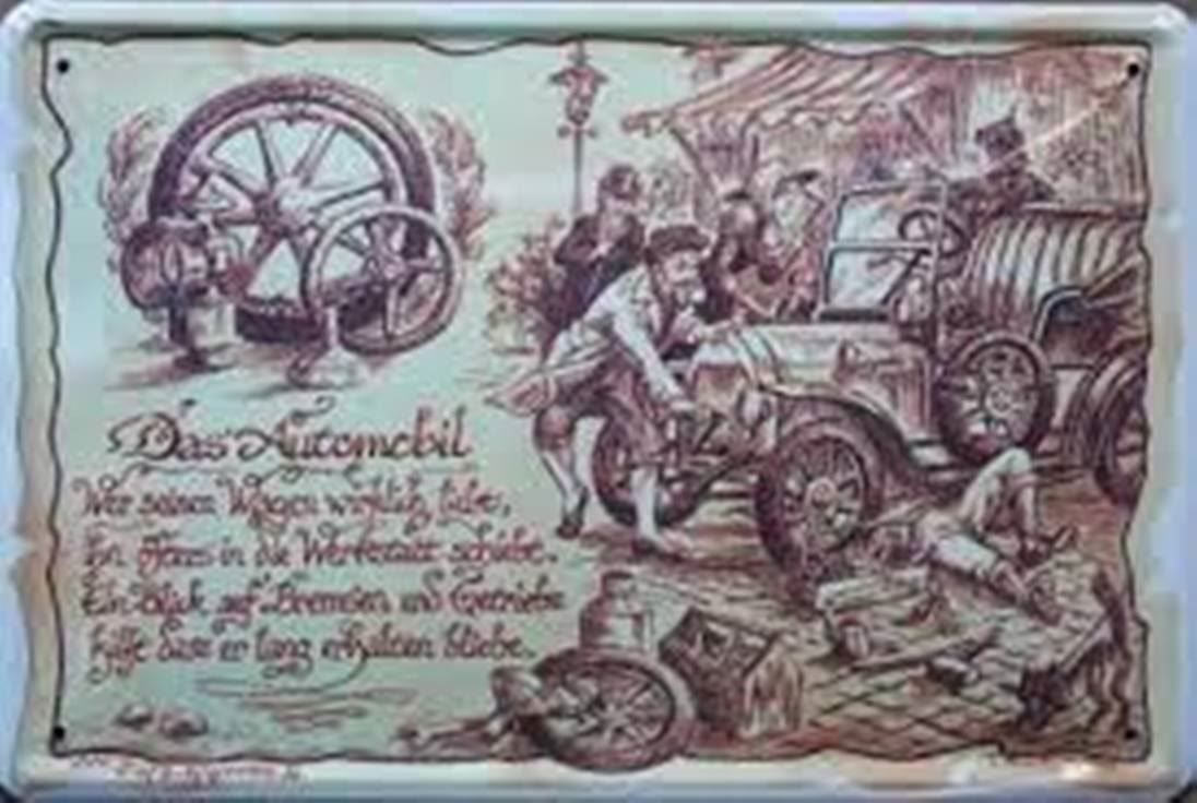 Insegne: Blechschild-BERUFE+HOBBY-AUTOMOBIL – Nuovo e nell'imballaggio originale da Rupperswil venduto da big-one-sale
