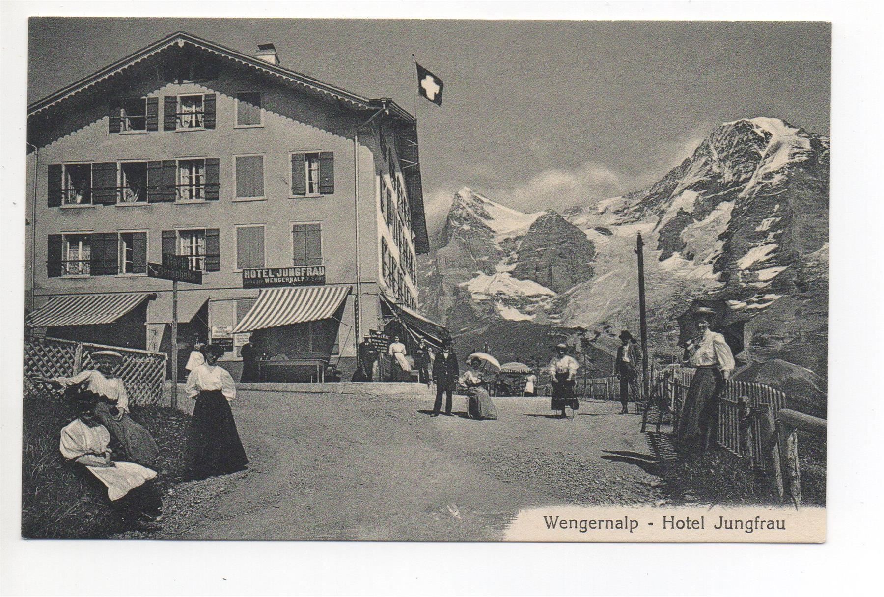 Ansichtskarten: WENGERNALP Hotel Jungfrau – Neu (gemäss Beschreibung) aus Jona von philajona