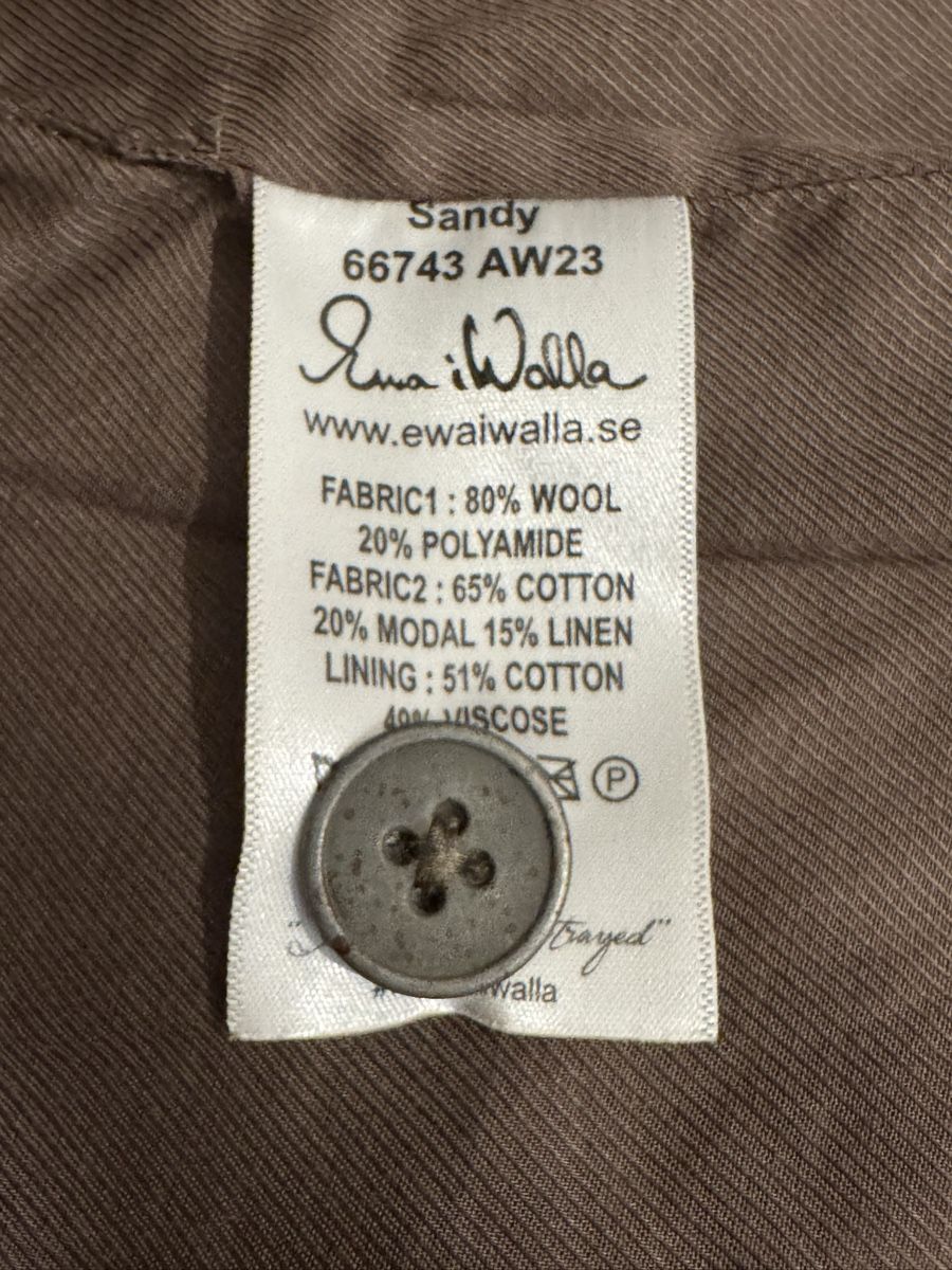 Ewa I Walla Giacche: Veste Ewa i Walla, Taille XS, marron – Nuovo (secondo la descrizione) da Morges venduto da sandy069 5
