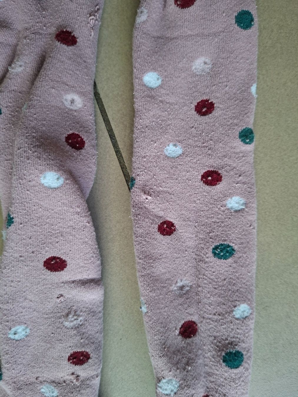 Collant & Leggings: Strumpfhose pink Tupfen Gr. 110/116 – Usato da Erlinsbach venduto da pfunky 1