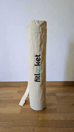 Sac tapis de yoga en coton 70 cm