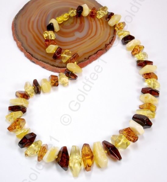 Catenine: Echter Bernstein (Baltic Amber) Kette ca. 50cm – Nuovo e nell'imballaggio originale da Oberglatt ZH venduto da Goldfee1 2