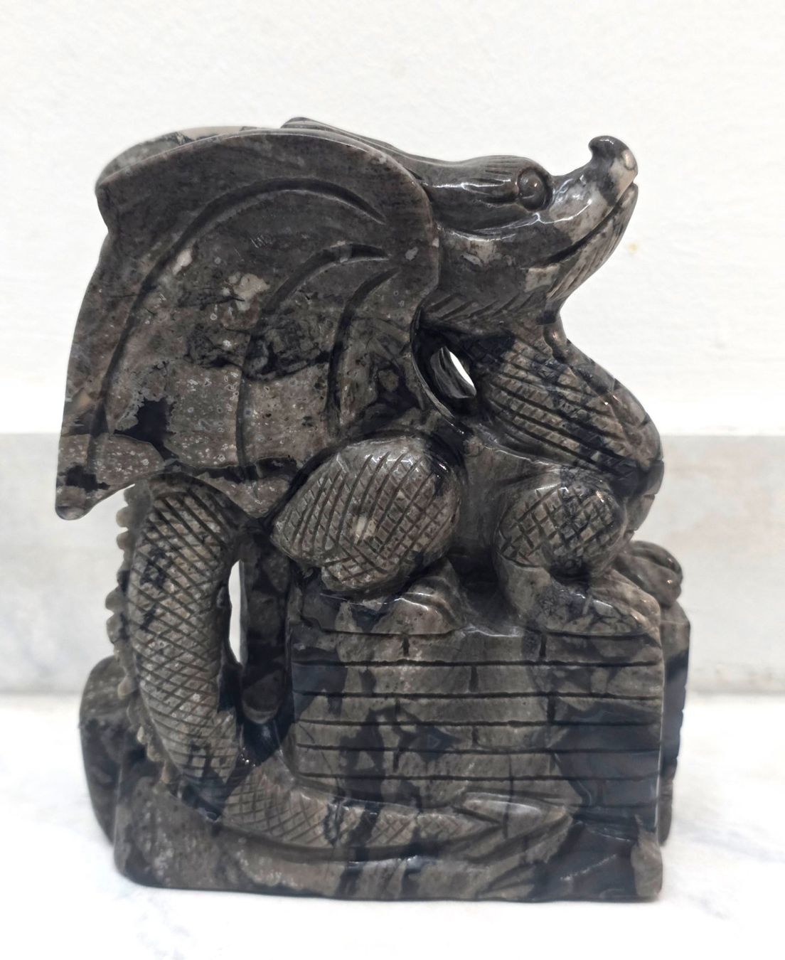 Minerali & Pietre curative: Vulkanachat Drache 682g – Nuovo e nell'imballaggio originale da Matzingen venduto da Shay_Crystalz