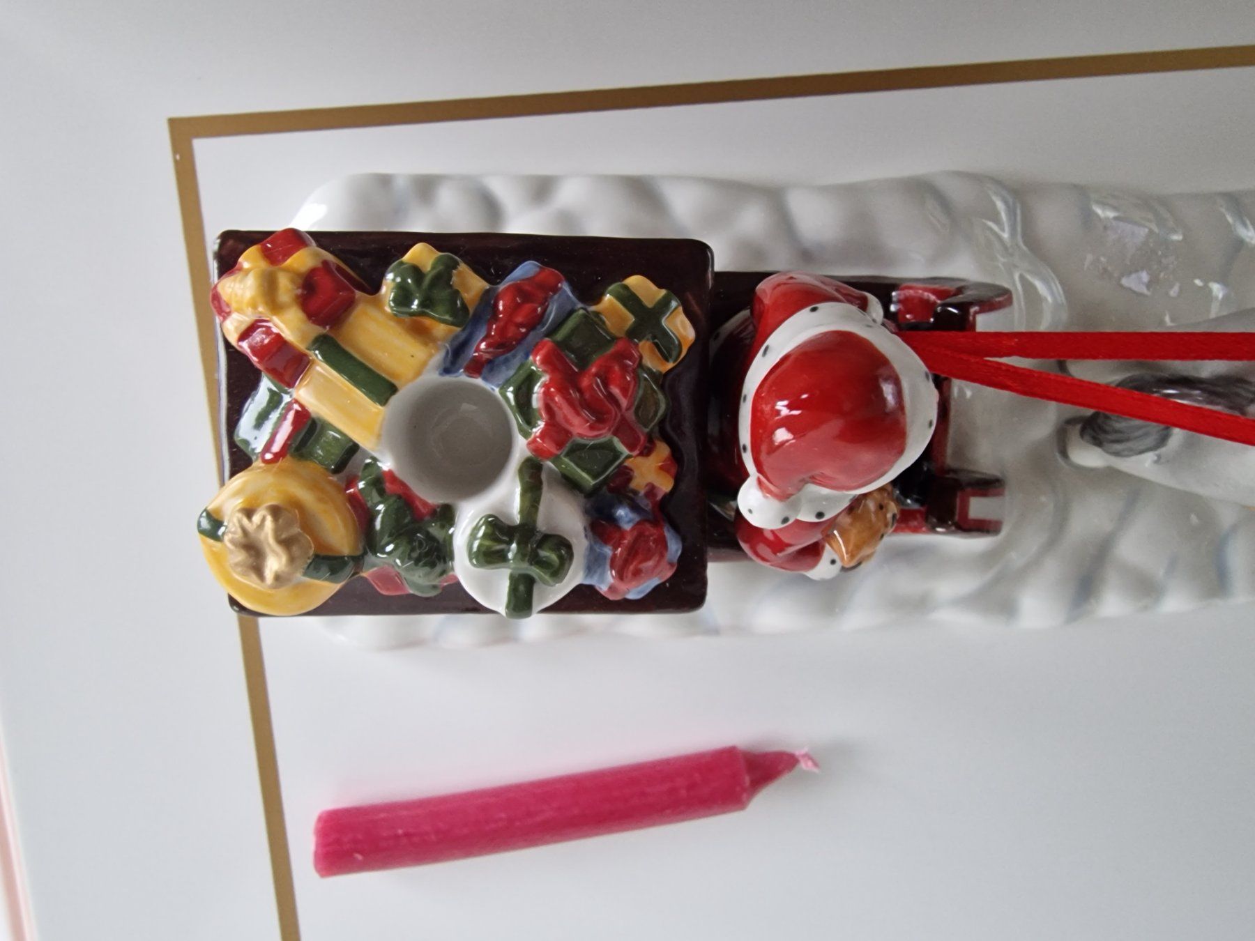 Villeroy & Boch Statuette: Villeroy Boch Santa mit Pferde Kutsche – Usato da Oberglatt ZH venduto da Alischa1 5