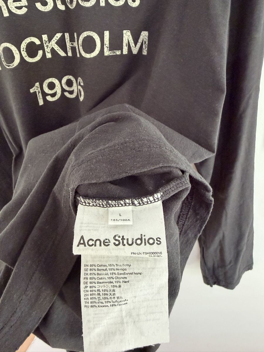 Acne Studios T-shirt: Acne Studios 1996 Longsleeve – Usato da Gordola venduto da lance235 4