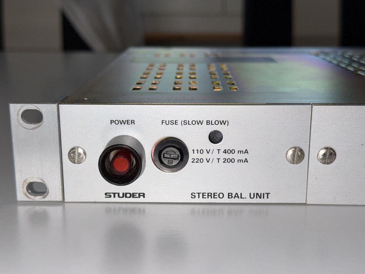 Konverter: Studer Stereo Balancing Unit – Gebraucht aus Gümligen von glurin