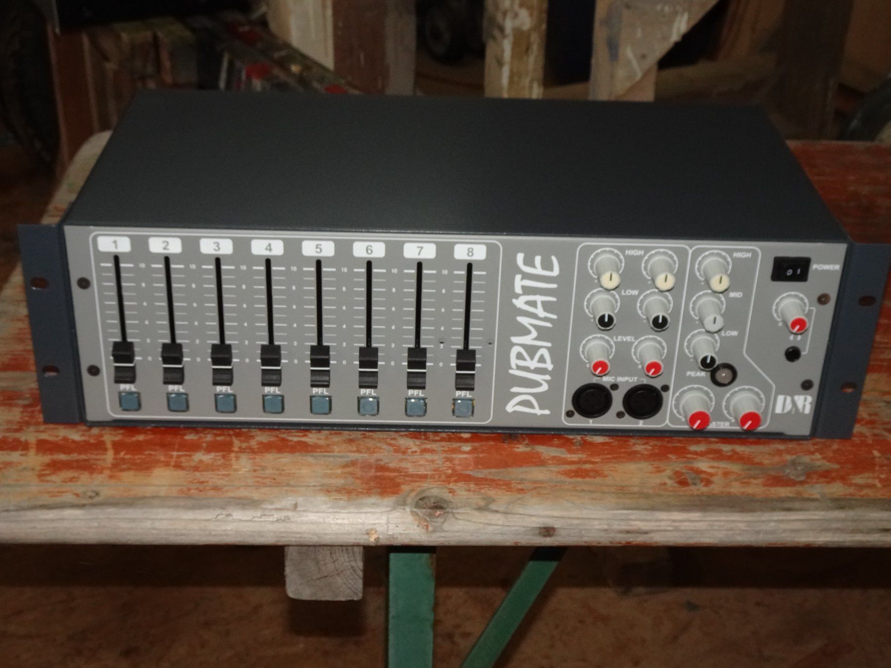 Mischpulte: PUBMATE 2-Zonen-Mixer D&R / 3HE - 19" - Mixer – Gebraucht aus Hütten von Technics01LT
