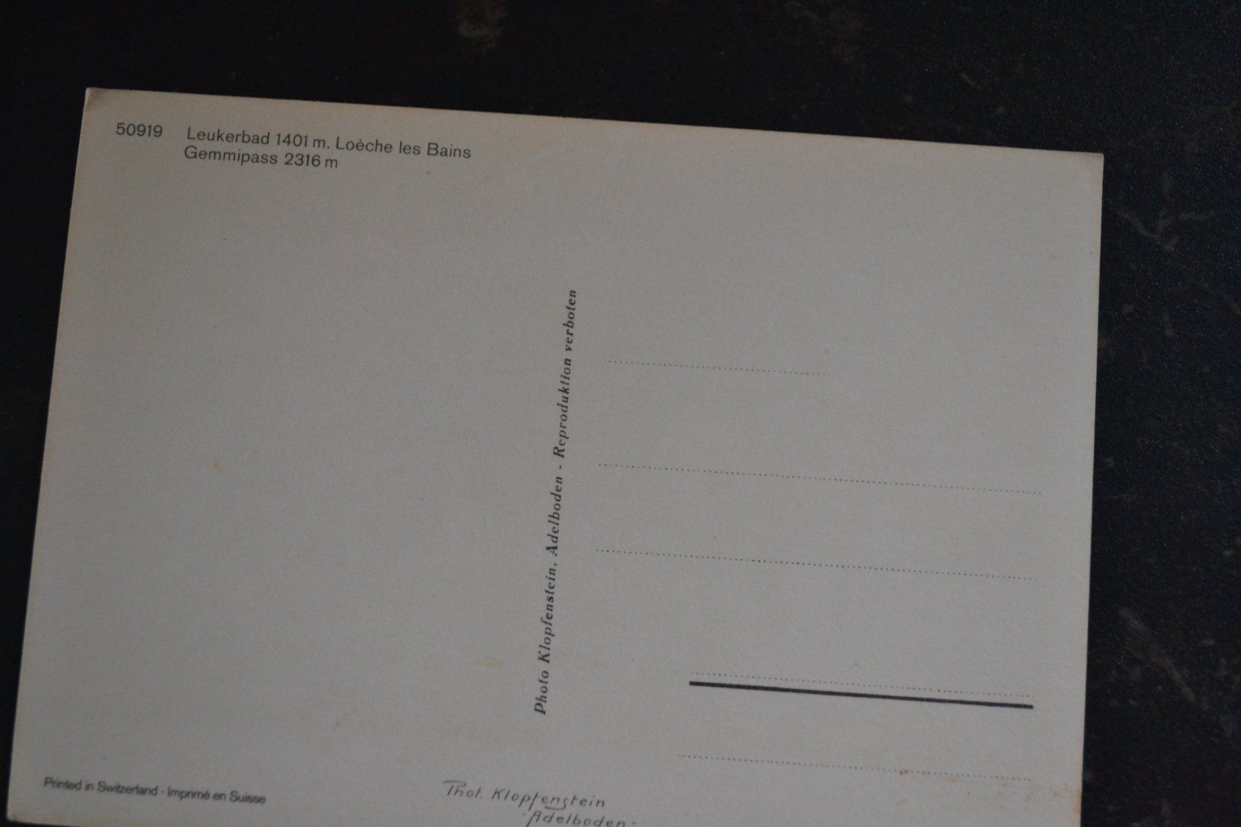 Cartoline postali: AK Leukerbad VS – Usato da Beinwil am See venduto da kajak55 1