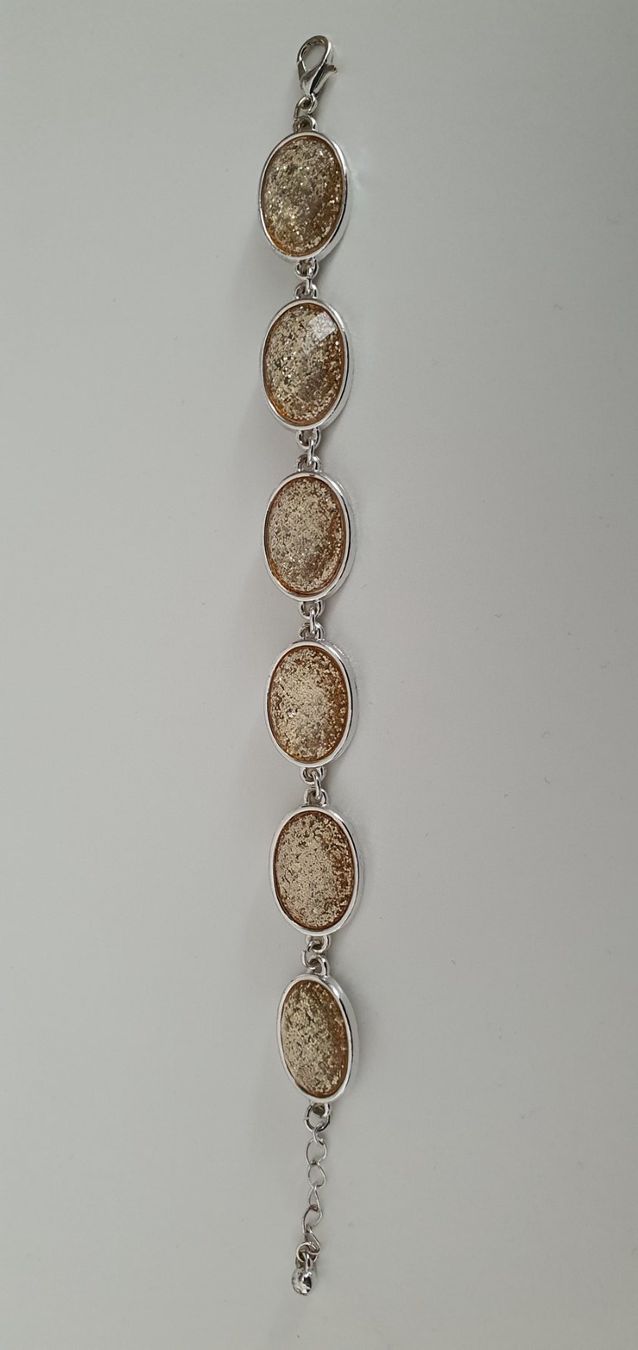Bracciali & Braccialetti: Armkette, Armband ca. 20cm gold/Glitzer – Usato da Jona venduto da VivianPatrick 5