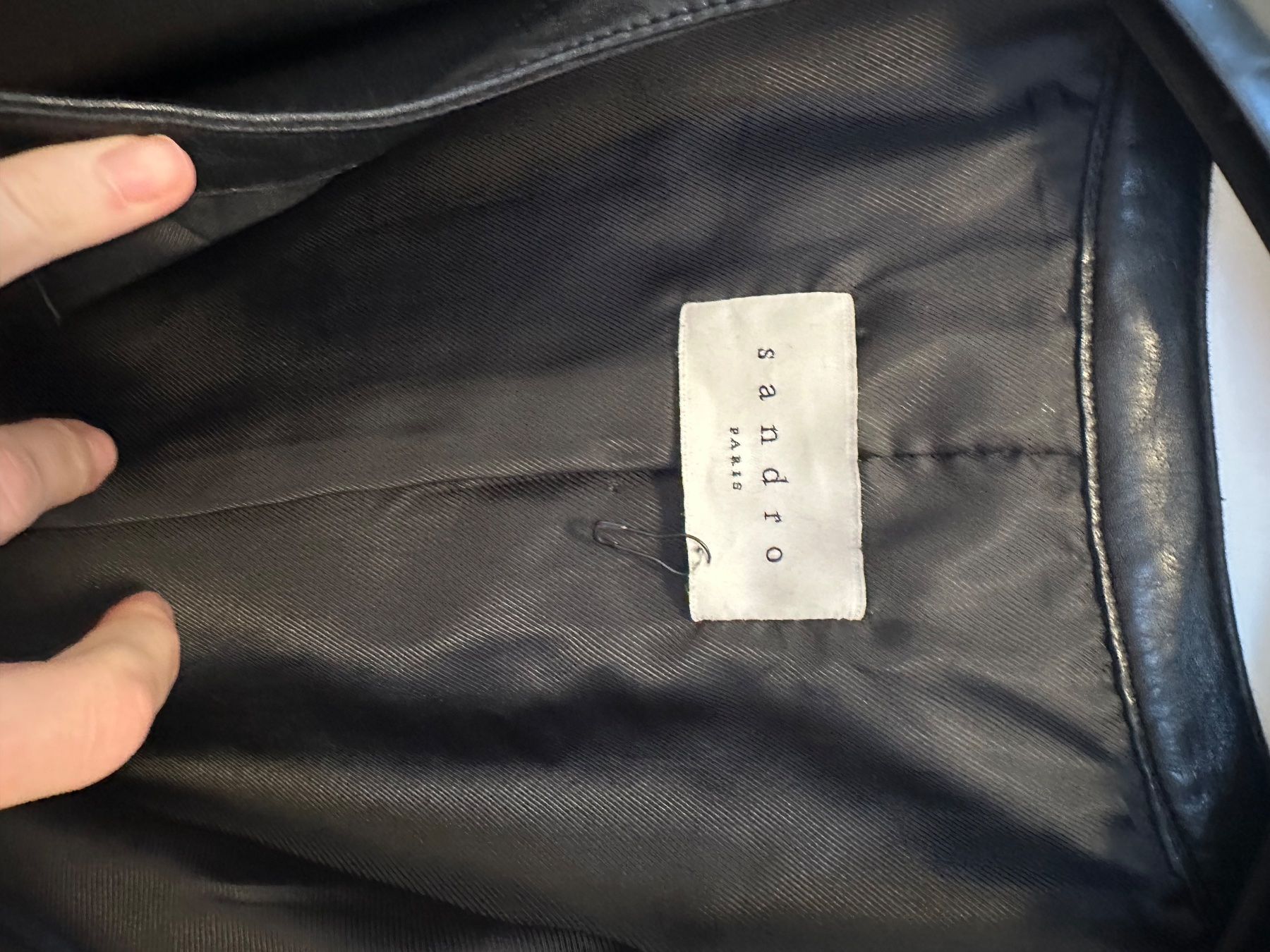 Sandro Giacche: Sandro Paris leather jacket, perfect condition, size 1(s) – Usato da Küssnacht am Rigi venduto da hor_dpb7 2