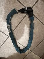 ABUS Kettenschloss Tresor (90 cm) – Zahlenschloss Blau