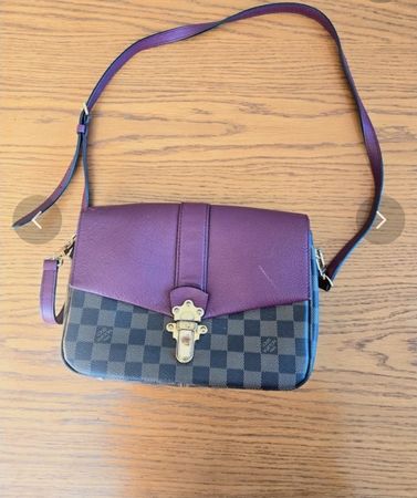 sac Louis Vuitton Clapton damier Ébène Magnolia