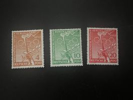 Deutschland Berlin  1952 Mi. Nr. 88-90   *   (4955)