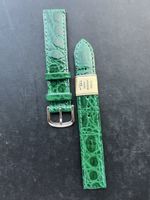 Croco veritable cousu Echt Krokodilleder Uhrenarmband