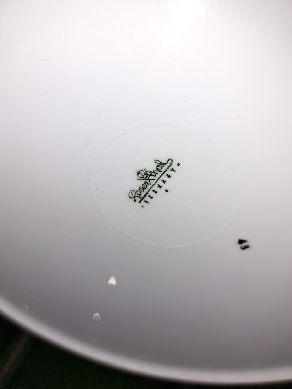 Rosenthal Plateaux: Rosenthal Platte Durchmesser 31cm, Vintage  – D'occasion à Kölliken par Upcycling-by-Mc-TAM 2