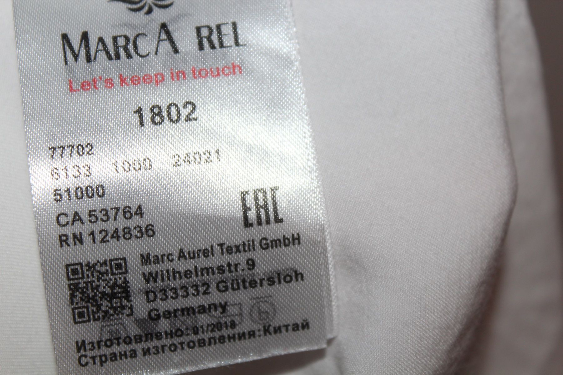 Camicette: Marc Aurel Bluse Weiss. Gr.34 – Usato da zürich venduto da kira.jj 5
