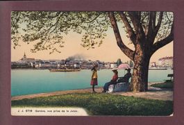 GENEVE - Vue prise de la jetée